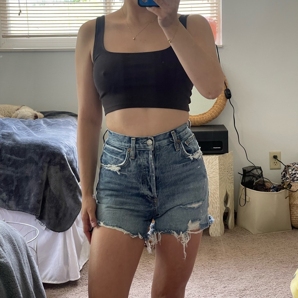 AGOLDE High Rise Jean Short